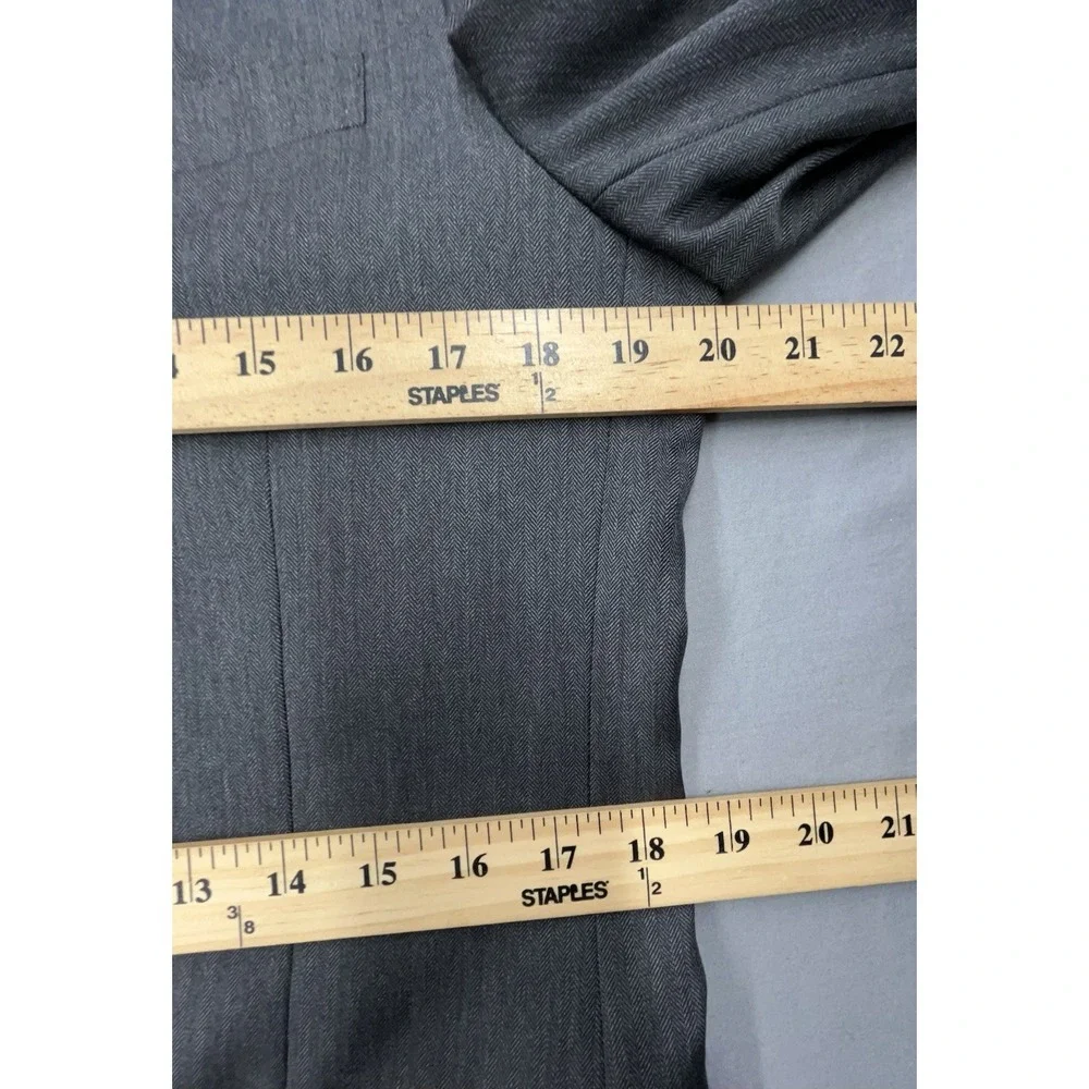 J Crew Ludlow Blazer Men 38R Gray Italian Wool‎ Preppy Classic Jacket Suit Coat